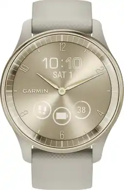 Coolblue Garmin Vivomove Trend Goud/Grijs aanbieding