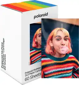 Coolblue Polaroid Hi-Print 2x3 Fotopapier (60 stuks) aanbieding