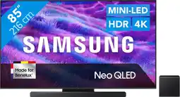 Coolblue Samsung 85 Neo QLED QN80F 4K (2025) + Samsung HW-QS700F (2025) aanbieding
