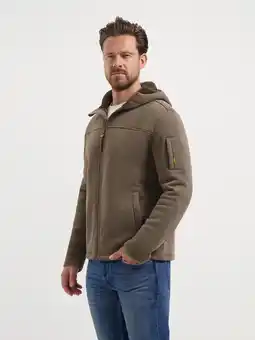 ANWB Mgo Maddox Heren Outdoorvest Fleecevest Donker Bruin aanbieding