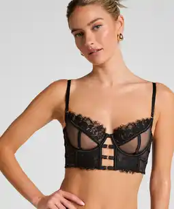 Hunkemoller Hunkemöller Niet-voorgevormde longline beugel bh Nienke Zwart aanbieding