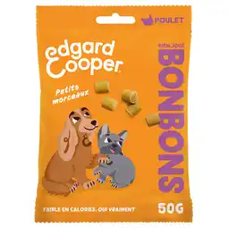 Zooplus 3x50g Edgard & Cooper Bonbecs Kip Treats - Hondensnoepjes aanbieding