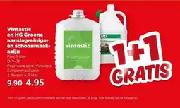 PLUS Vintastic en HG Groene aanslagreiniger en schoonmaak- azijn aanbieding
