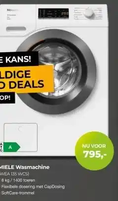 EP Beerepoot MIELE Wasmachine (WEA 135 WCS) aanbieding