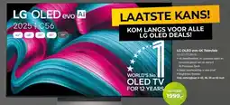 EP Beerepoot LG OLED evo 4K Televisie (OLED77C56LB) aanbieding