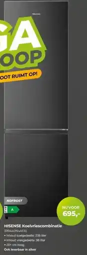 EP Beerepoot HISENSE Koelvriescombinatie (RB440N4AFA) aanbieding