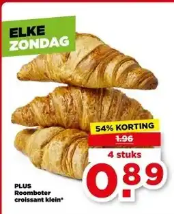 PLUS PLUS Roomboter croissant klein aanbieding