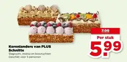 PLUS Korenlanders van PLUS Schnitte aanbieding