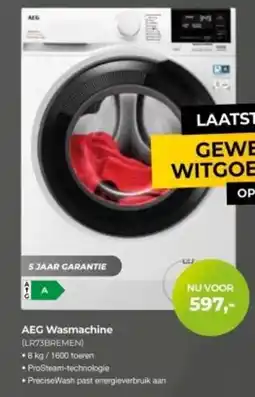 EP Beerepoot AEG Wasmachine (LR73BREMEN) aanbieding