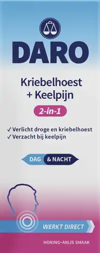 Etos Daro 2in1 kriebelhoest+keelpijn aanbieding