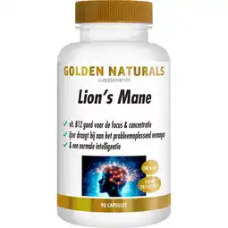 Etos Golden Naturals Lion Mane Capsules 90 stuks aanbieding