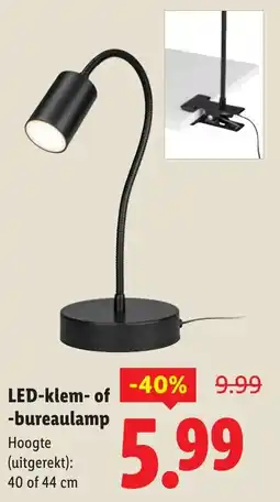 Lidl LED klem of bureaulamp aanbieding