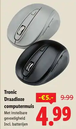 Lidl Tronic Draadloze Computermuis aanbieding