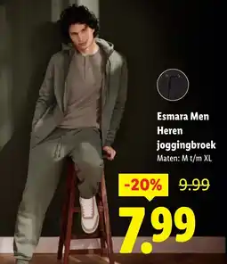 Lidl Esmara Men Heren Joggingbroek aanbieding