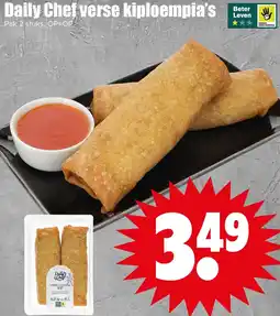Dirk Daily Chef verse kiploempia's aanbieding