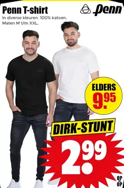Dirk Penn T-shirt aanbieding