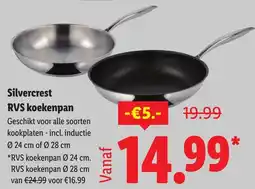 Lidl Silvercrest RVS koekenpan aanbieding