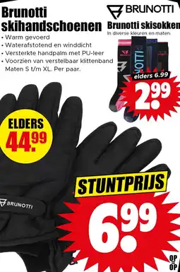 Dirk Brunotti skihandschoenen aanbieding