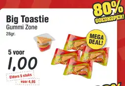 Budget Food Big Toastie Gummi Zone aanbieding