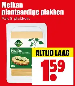 Dirk Melkan plantaardige plakken aanbieding
