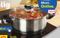Lidl Silvercrest RVS Kookpan aanbieding