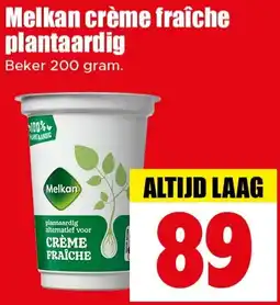 Dirk Melkan crème fraîche plantaardig aanbieding