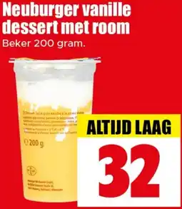 Dirk Neuburger vanille dessert met room aanbieding
