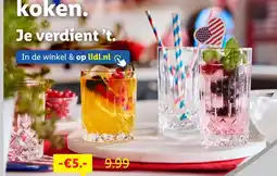 Lidl Silvercrest Whiskey of Longdrink glazen aanbieding