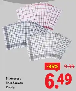 Lidl Silvercrest Theedoeken aanbieding