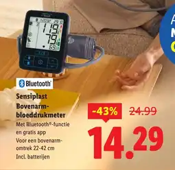 Lidl Sensiplast Bovenarmbloeddrukmeter aanbieding