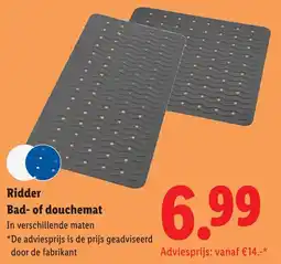 Lidl Ridder Bad of Douchemat aanbieding