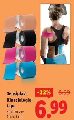 Lidl Sensiplast Kinesiologie Tape aanbieding