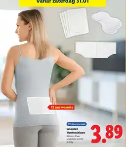 Lidl Sensiplast Warmtepleisters aanbieding