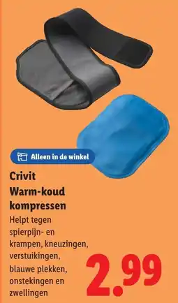 Lidl Crivit Warm Koud kompressen aanbieding