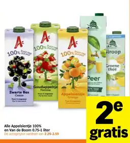 Albert Heijn Alle Appelsientje 100% en Van de Boom aanbieding