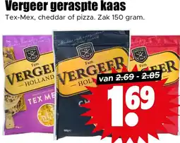 Dirk Vergeer geraspte kaas aanbieding