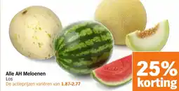 Albert Heijn Alle AH Meloenen aanbieding