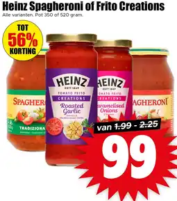 Dirk Heinz Spagheroni of Frito Creations aanbieding