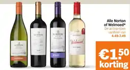 Albert Heijn Alle Norton of Welmoed aanbieding