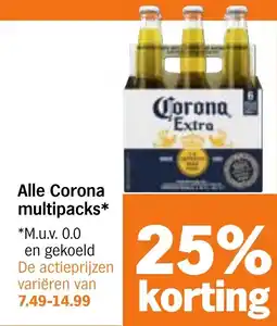 Albert Heijn Alle Corona multipacks aanbieding
