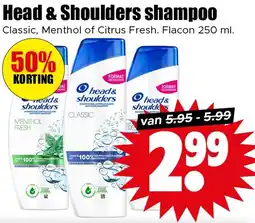 Dirk Head & Shoulders shampoo aanbieding