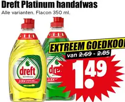 Dirk Dreft Platinum handafwas aanbieding