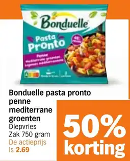 Albert Heijn Bonduelle pasta pronto penne mediterrane groenten aanbieding