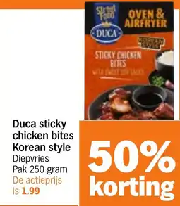 Albert Heijn Duca sticky chicken bites Korean style aanbieding