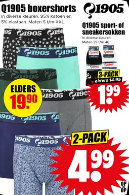 Dirk Q1905 boxershorts aanbieding