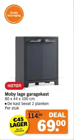 Albert Heijn Moby Lage Garagekast aanbieding
