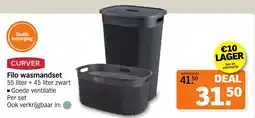 Albert Heijn Curve Filo wasmandset aanbieding