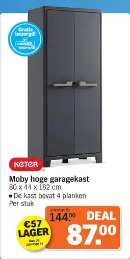 Albert Heijn Keter Moby hoge garagekast aanbieding