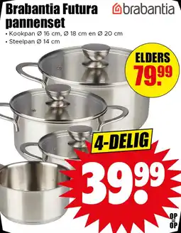 Dirk Brabantia Futura pannenset aanbieding