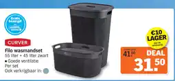 Albert Heijn Curver Filo Wasmandset aanbieding